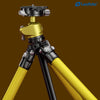 Leofoto LY-224C+LH-25 Mr. Y Series, Y Shaped Center Column CNC, Carbon Fiber Tripod Tubes-Green