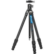 Leofoto LY-224C+LH-25 Mr. Y Series, Y Shaped Center Column CNC, Carbon Fiber Tripod Tubes-Black