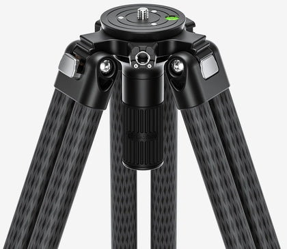 Leofoto LVC-253C+BV-15 Cinema Tripod Carbon Fiber Twin Leg Tripod