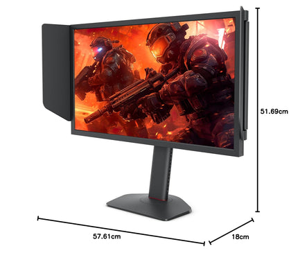 BenQ ZOWIE XL2546X Fast TN 240Hz 0.5ms Gaming Monitor for Esports Motion Clarity with DyAC 2 S Switch Precise Height Adjustment 24.5