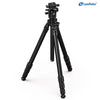 Leofoto LG-284C+LH-36R Poseidon's Locking System 10X Layers Carbon Fiber Tubes Tripod Black Colour