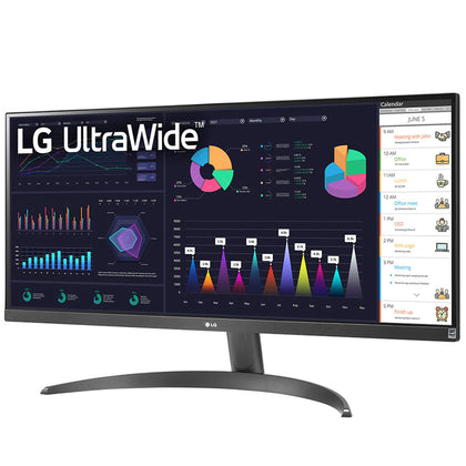 LG 29WQ500-B UltraWide Full HD IPS Monitor with AMD FreeSync 100Hz, Dual Controller 3 Side Virtually Borderless