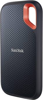 SanDisk 2TB Extreme Portable SSD 1050MB/s R, 1000MB/s W,Upto 2 Meter Drop Protection with IP55 Water/dust Resistance, HW Encryption, PC,MAC & TypeC Smartphone Compatible/ USB/ External SSD