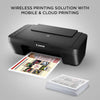 Canon Pixma MG3070S All In One WiFi Colour Inkjet Printer Print, Scan, Copy