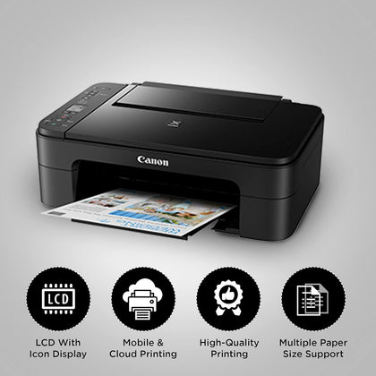 Canon Pixma E3370 All in One Wireless Ink Efficient Colour Printer