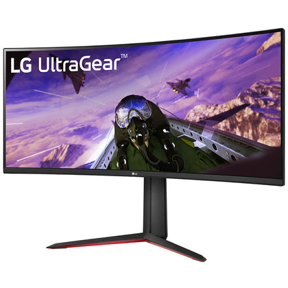 LG UltraGear 21:9 Cuvred Screen Gaming Monitor QHD 3440 x 1440,5Ms,160Hz,HDR10,Speaker,HDMI,DP Port