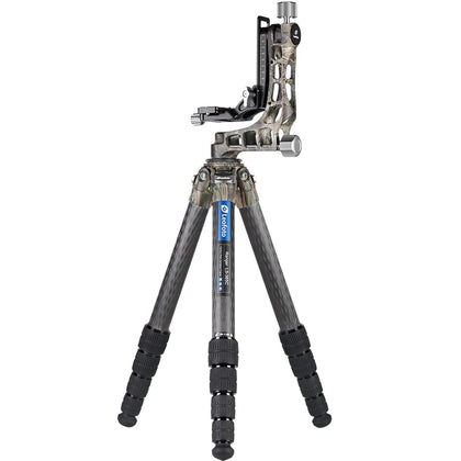 Leofoto LS365C+PG-1 Camouflage Professional Carbon Fiber Tripod with Gimbal Head