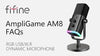 Fifine Ampligame AM8 USB Gaming Microphone for Podcast