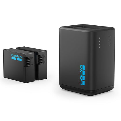 GoPro Dual Battery Charger + 2 Enduro Rechargeable Batteries for Hero 13 Black AEDBD-201