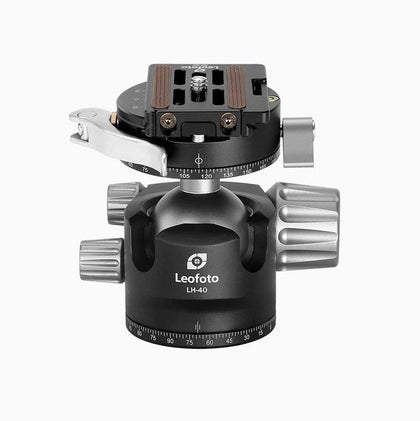 Leofoto LH-40PCL+NP-60 40mm Low Profile Ball Head with PC