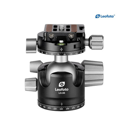 Leofoto LH-36R Low Profile Ball Head with Panning Clamp