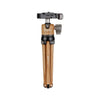 Leofoto MT-01 Table Tripod Perfect for Traveller Super Stability Wooden Finish with LH-25 Ball Head