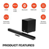 JBL Cinema SB170 Dolby Soundbar with Wireless Subwoofer, 2.1 Channel Home Theatre with Remote