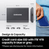 Samsung T7 Portable SSD 4TB With USB3.2 External Solid State Drive Upto 1050MB/s MU-PC4T0T/WW-Gray