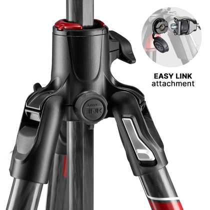 Manfrotto MKBFRC4GTXP-BH Befree GT XPRO Carbon Travel Tripod with 496 Center Ball Head