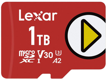 Lexar Play 1TB MicroSDXC U3 A2 Upto 150MB/s Read UHS-I Card