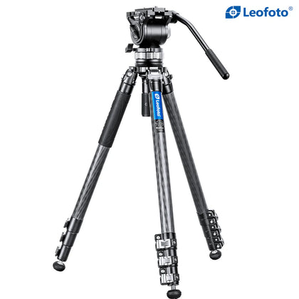 Leofoto LVM-324C+BV-15 Flip Lock Carbon Fiber Tripod with Ball head