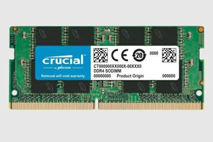 Crucial 8GB - SODIMM DDR4 2666Mhz RAM for Laptop