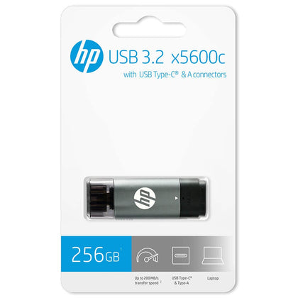 Hp x5600C 256GB With USB Type C Connector Pendrive