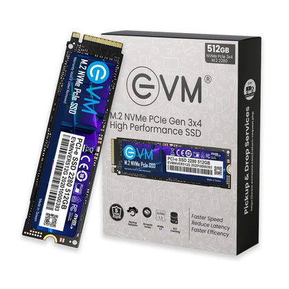 EVM 512GB M.2 NVMe Internal SSD,Ultra Low Power Consumption, Performance Fast