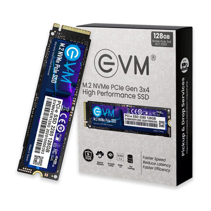 EVM 128GB M.2 NVMe Internal SSD,Ultra Low Power Consumption, Performance Fast