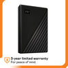 WD My Passport 5TB Portable Hard Disk With USB3.0,Automatic Backup Compatible with Windows & Mac-Black