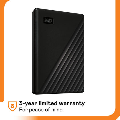 WD My Passport 2TB Portable Hard Disk With USB3.0,Automatic Backup Compatible with Windows & Mac