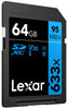 Lexar Professional 633x 64GB MicroSDHC UHS-1 wAdapter LSDMI64GBB633A