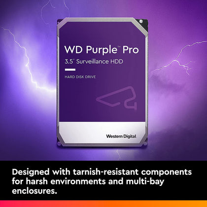 WD Purple Pro 22TB Surveillance Internal Hard Drive HDD SATA 3.5