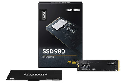 Samsung 980 500GB Upto 3500MB/s NVMe M.2 PCIe Internal Solid State Drive SSD MZ-V8V500BW