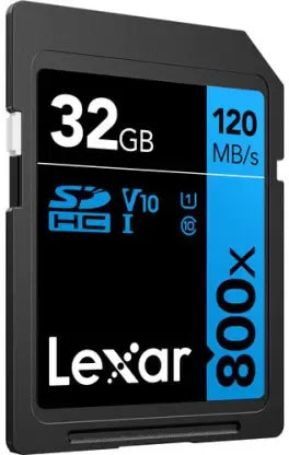 Lexar High Performance 800x 32GB SDXC UHS-I U3 SD Card For Camera LSD0800032G-BNNNG