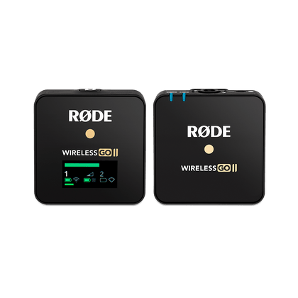 Rode Wireless GO II Single Channel Wireless Microphone System, BlackWireless Go II Single